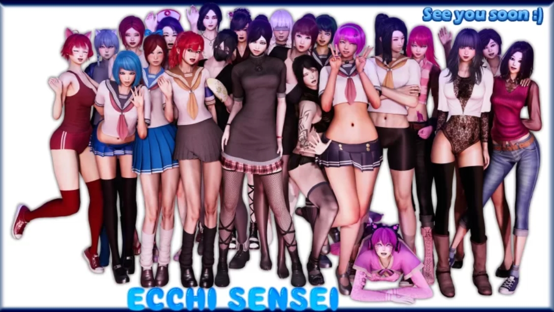 【PC+安卓/魔改整合/亚洲风SLG/动态/汉化】 情色导师 EcchiSensei 包含1-4季全内容 +黑暗心灵补丁 ——快乐的开始 鱼乐杂货铺-鱼乐杂货铺