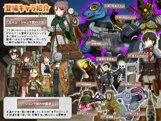 【PC+安卓/RPG/中文】废品店的地下城拾荒 ジャンク屋のダンジョン拾い