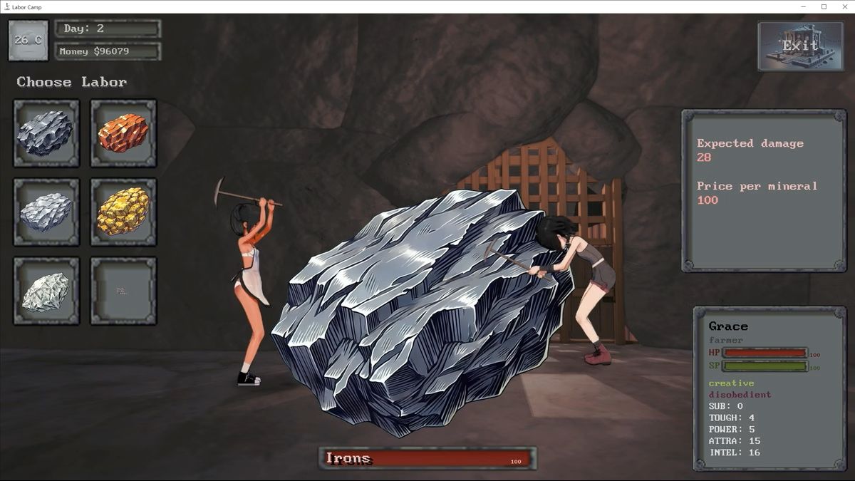 【PC+安卓/SLG/多语言】劳动改造营 Labor Camp Demo v0.03