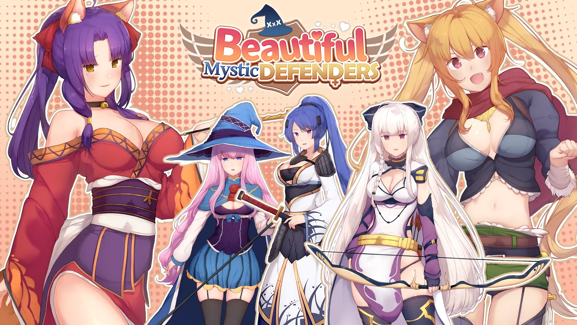 【PC/SLG/多语言】神秘世界的美丽俏女神 Beautiful Mystic Defenders V25.09.10-鱼乐杂货铺