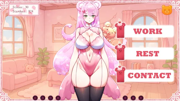 【PC/SLG/中文】被调去饲育部门后，我开始照顾一只拒绝劳动的果冻熊 Gummy Bear Idle: No Job, Just Jelly-鱼乐杂货铺