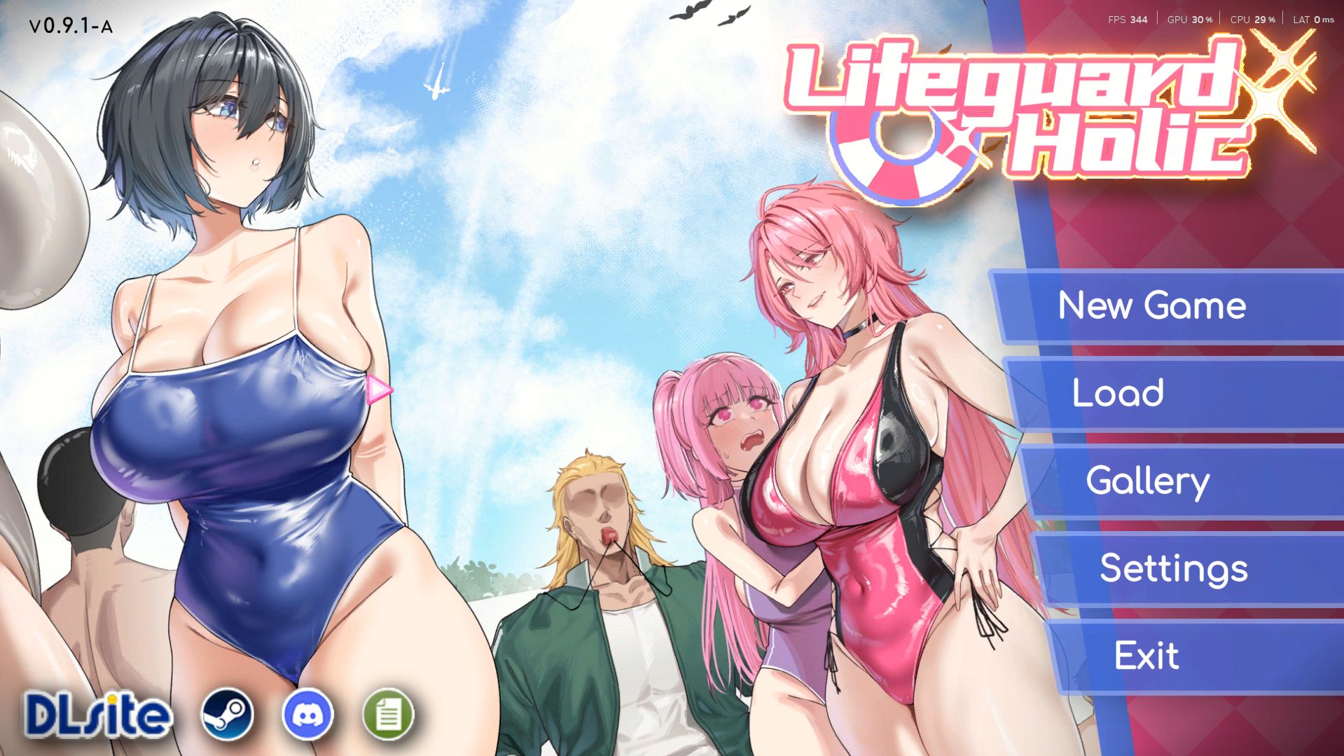 【PC/SLG/中文】救生员狂热 Lifeguard Holic Demo v0.9.2A-鱼乐杂货铺