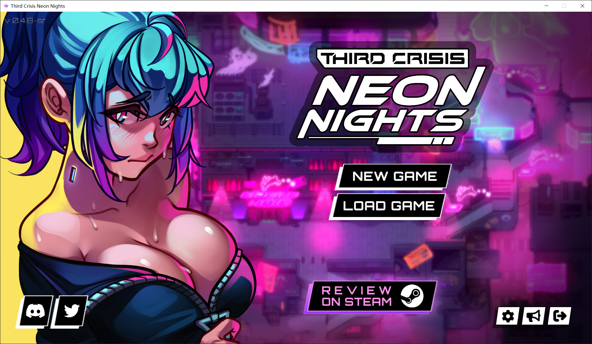 【PC/SLG/英文】第三次危机：霓虹之夜 Third Crisis: Neon Nights v0.4.8-鱼乐杂货铺