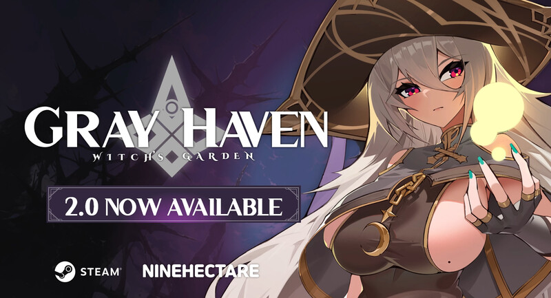 【PC/ARPG/官方中文】灰色乐园 Gray Haven : Witch’s Garden Ver4.2.4-鱼乐杂货铺-免费的优质绅士游戏网站