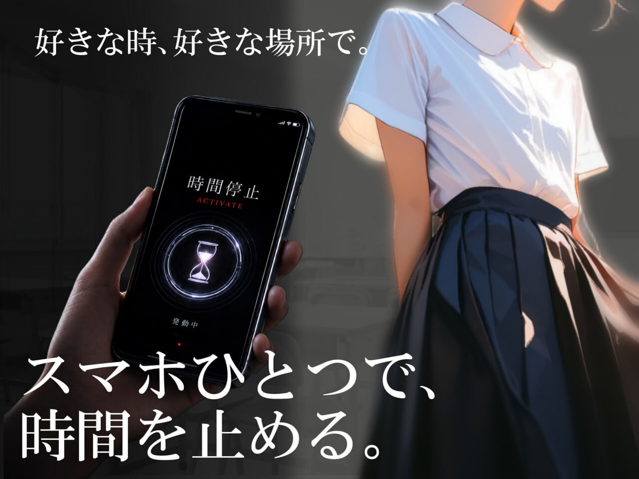 【PC/ADV/日文】在时间停止的学校里2 時が止まった学校で2（ゲーム版）-鱼乐杂货铺-免费的优质绅士游戏网站