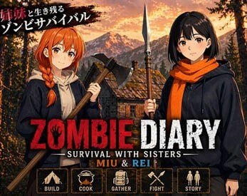 【PC+安卓/SLG/AI汉化版】僵尸日记：与美羽&玲两姐妹的末日求生 Zombie Diary Survival with Sisters Miu & Rei v1.07-鱼乐杂货铺-免费的优质绅士游戏网站