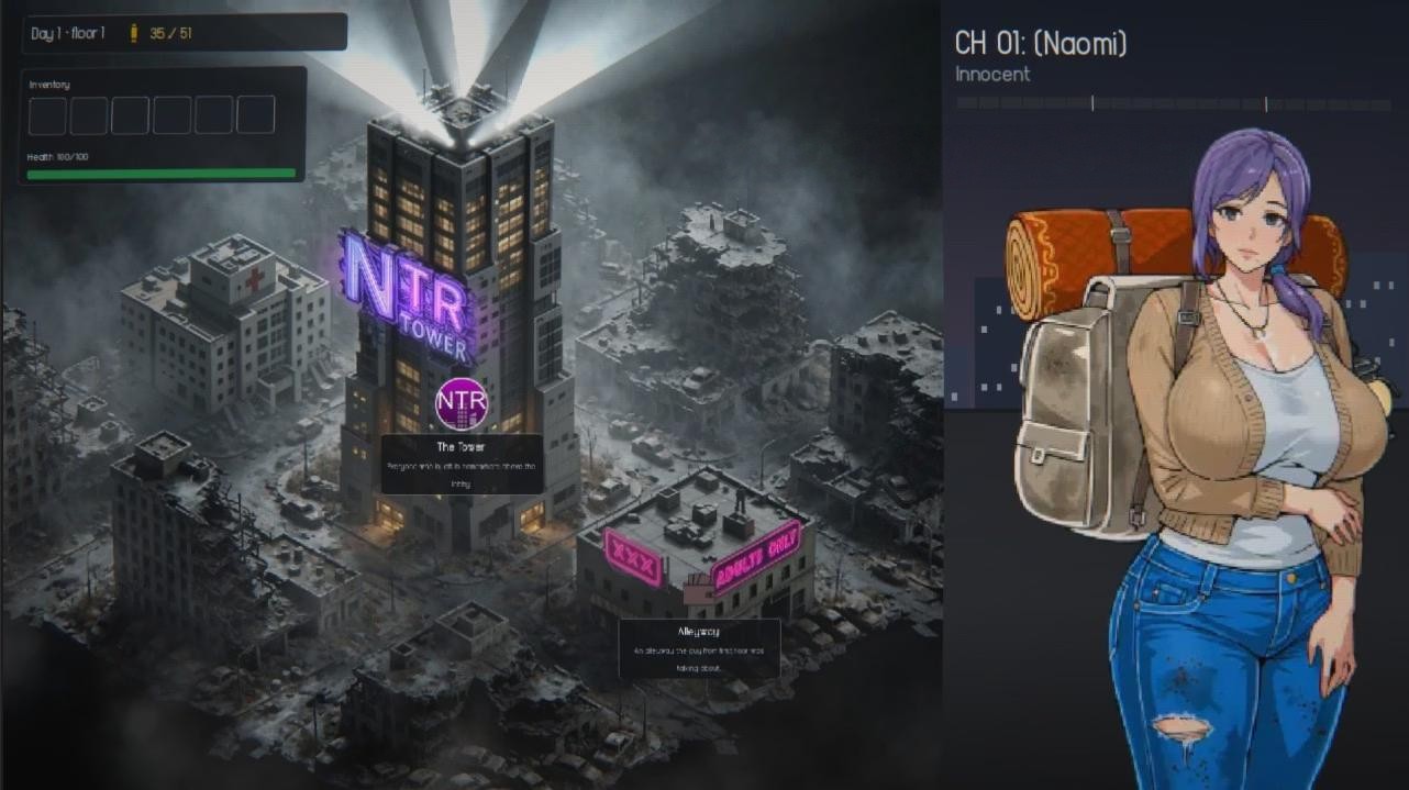 【PC/SLG/AI汉化版】NTR之塔 NTR Tower v0.1.1-鱼乐杂货铺-免费的优质绅士游戏网站
